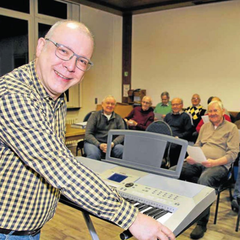 Chorprobe Männerchor Lutter Tino Jeschek